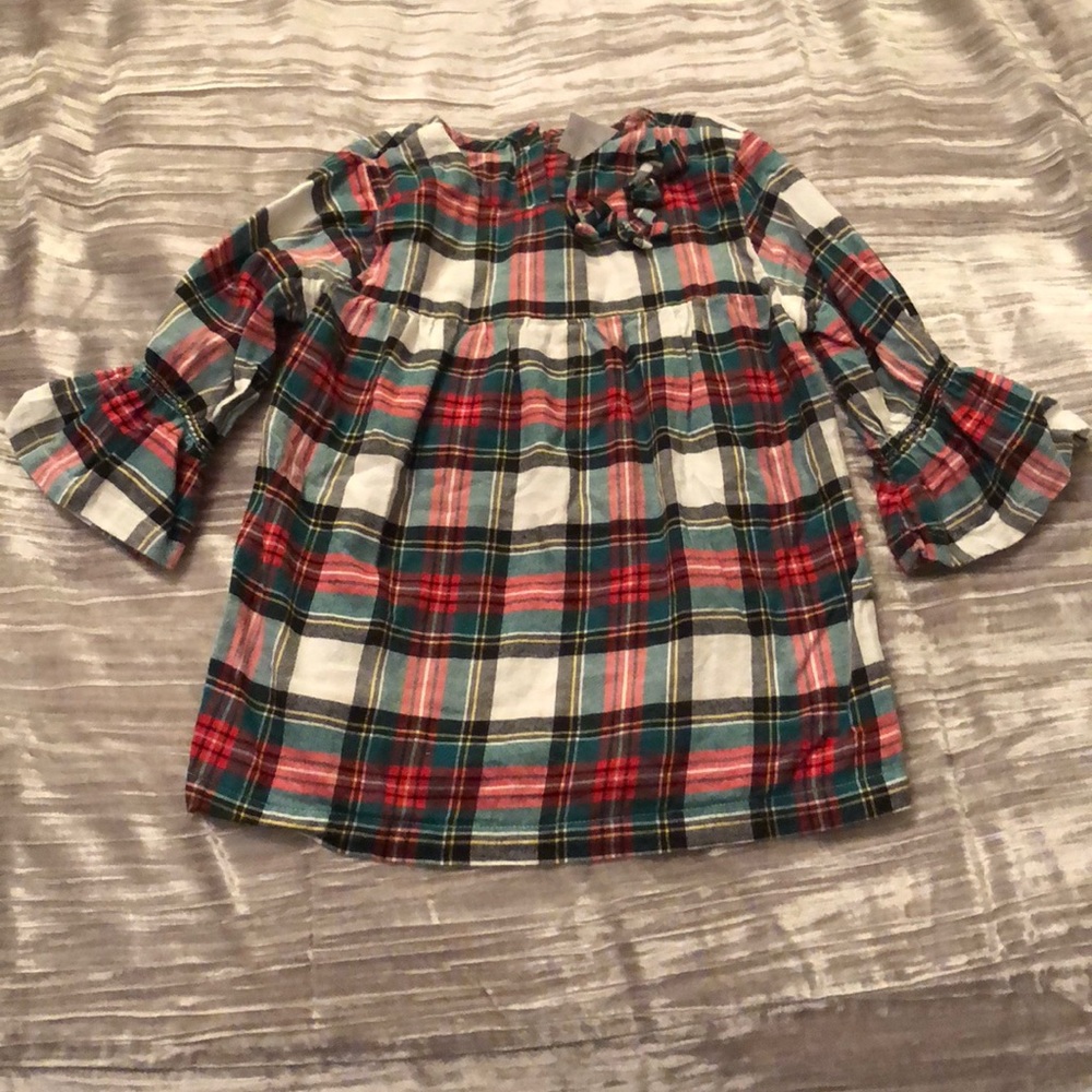 Flannel, flair button shirt
